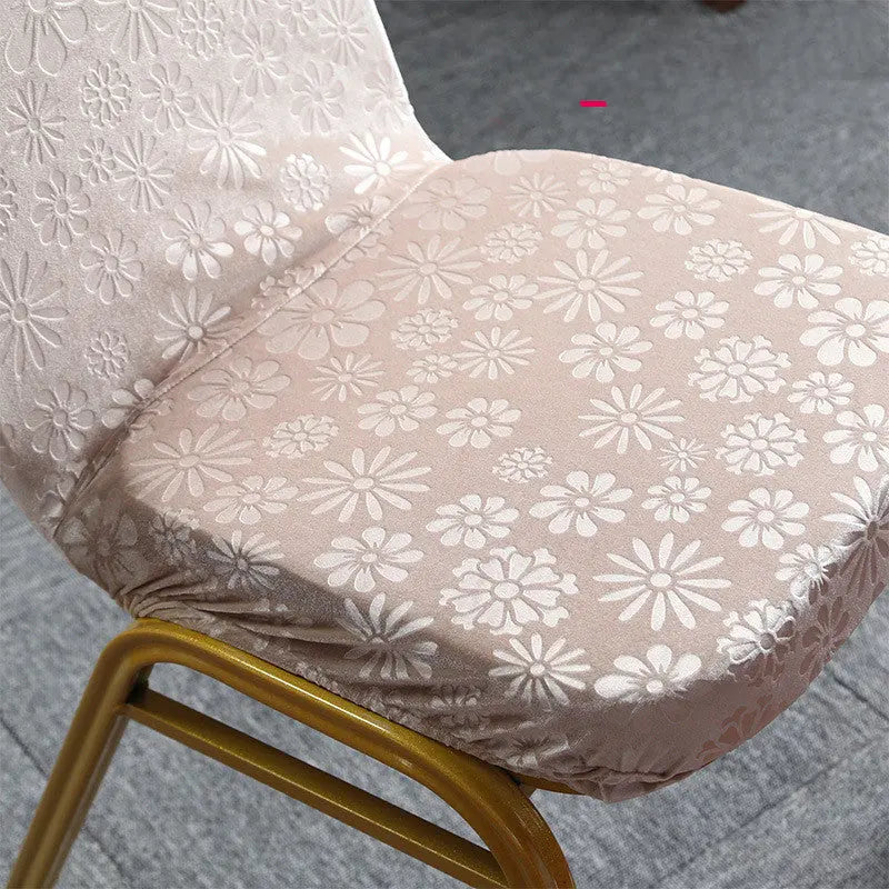 Conference Room Chair Covers Modern Stretchable LUMINEA Apricot