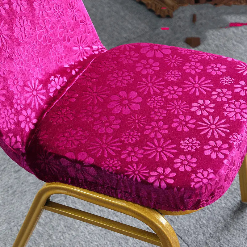 Conference Room Chair Covers Modern Stretchable LUMINEA Purple