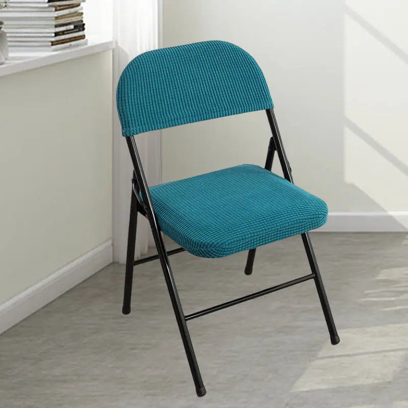 Conference Room Chair Covers Polyester Stretchable Lioréa Sapphire Blue-Conventional-1PCS