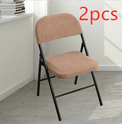 Conference Room Chair Covers Polyester Stretchable Lioréa Titanium Ancient Coffee-Conventional-2PCS
