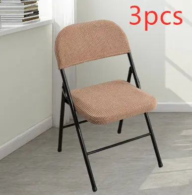 Conference Room Chair Covers Polyester Stretchable Lioréa Titanium Ancient Coffee-Conventional-3PCS
