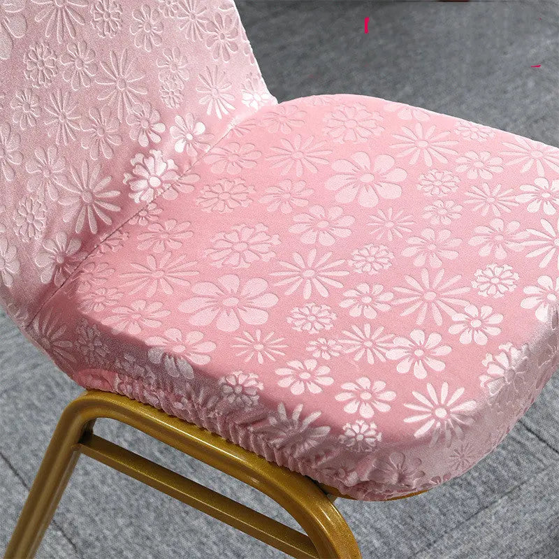 Conference Room Chair Covers Stretch Fit RAVELLE Pink