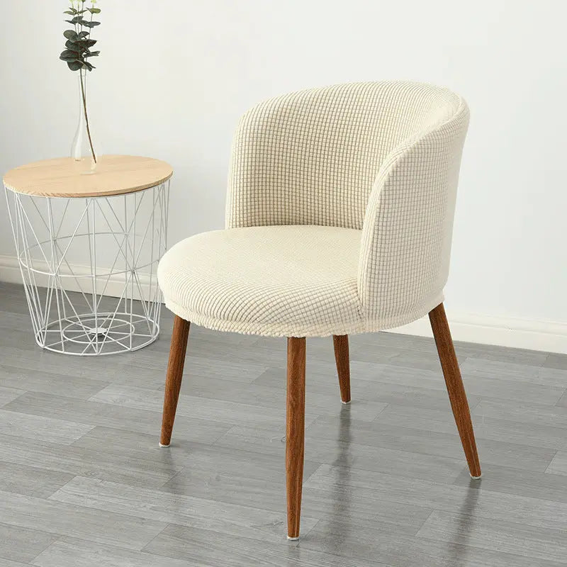 Conference Room Chair Covers Stretch Modern LUNÉRA Beige