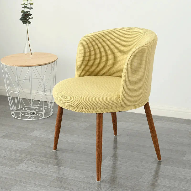 Conference Room Chair Covers Stretch Modern LUNÉRA Beige yellow