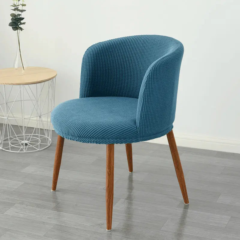 Conference Room Chair Covers Stretch Modern LUNÉRA Grey blue