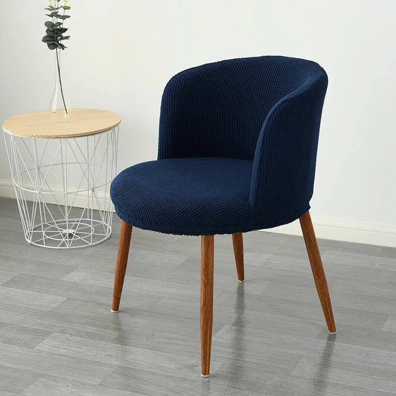 Conference Room Chair Covers Stretch Modern LUNÉRA Navy blue