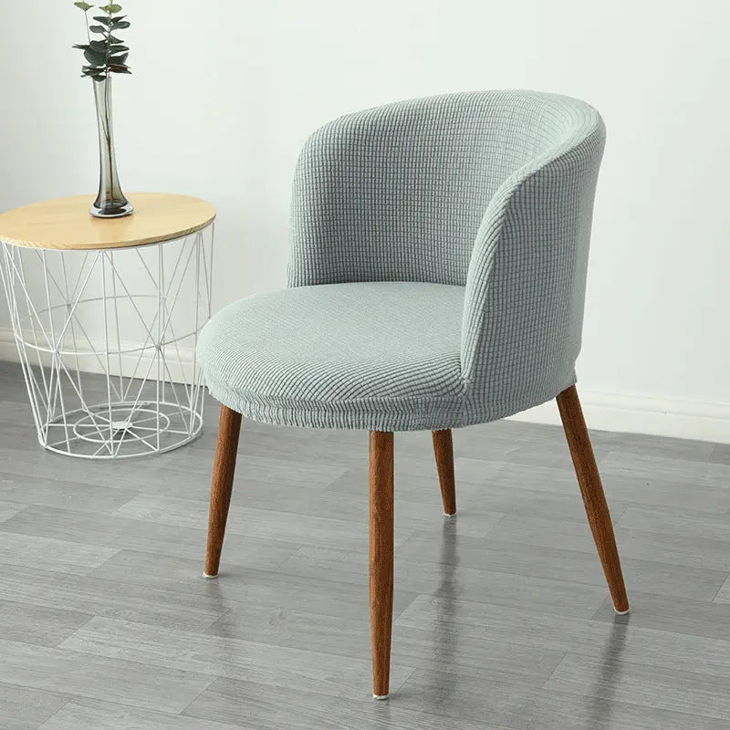 Conference Room Chair Covers Stretch Modern LUNÉRA Silver grey