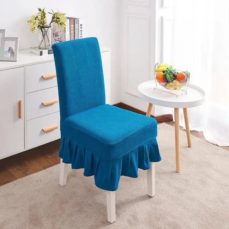 Conference Room Chair Covers Stretchable Élisse Dark green