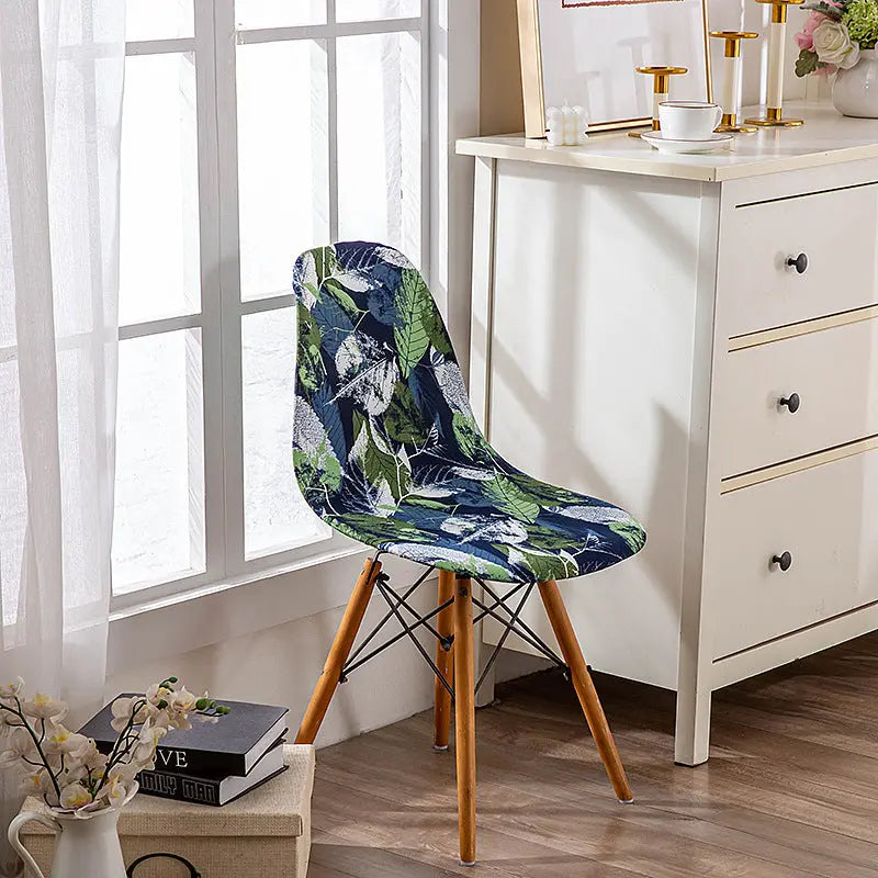 Conference Room Chair Covers Stretchable Noirelle Fallen Leaves-Average Size Universal