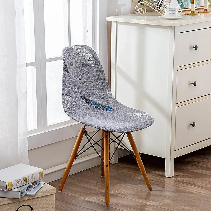 Conference Room Chair Covers Stretchable Noirelle Feather-Average Size Universal