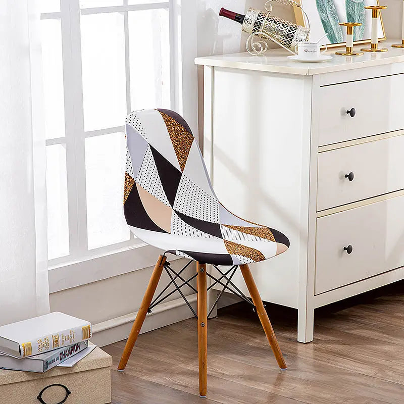 Conference Room Chair Covers Stretchable Noirelle Gilding-Average Size Universal