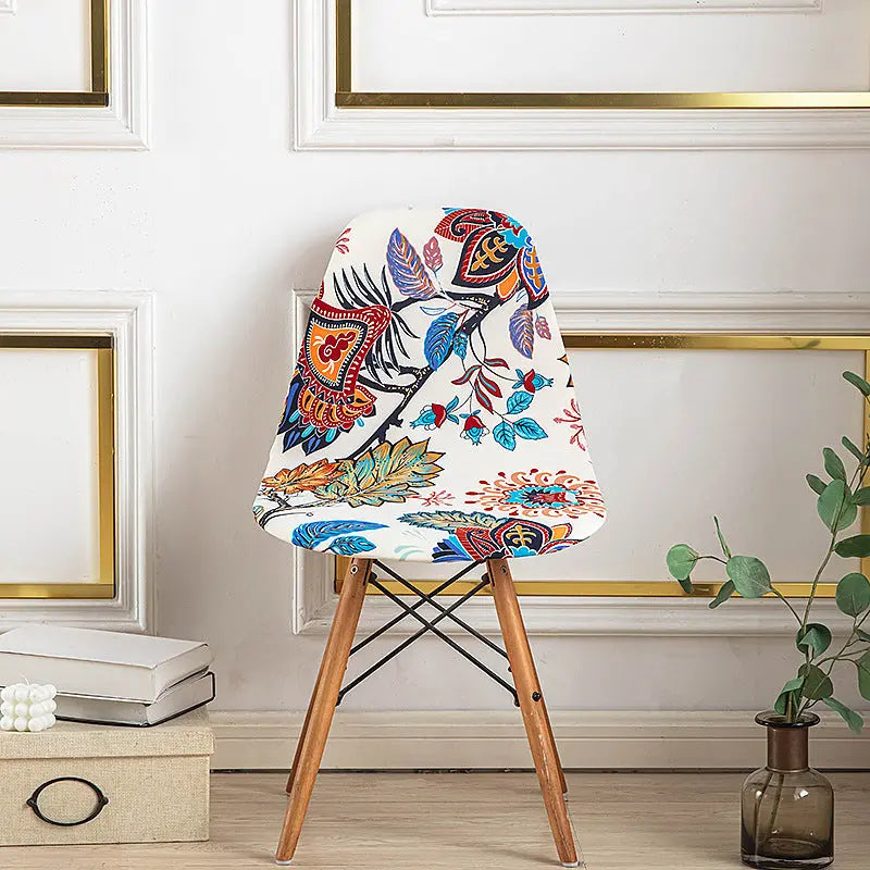 Conference Room Chair Covers Stretchable Noirelle Leaves Falling Flowers-Average Size Universal