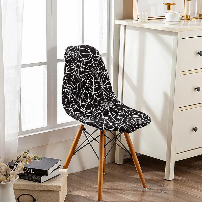 Conference Room Chair Covers Stretchable Noirelle Spider Web-Average Size Universal
