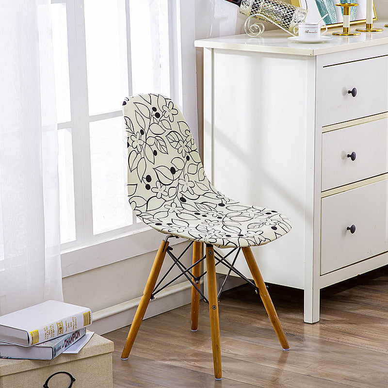 Conference Room Chair Covers Stretchable Nordique LUMIELA Leisurely Blooming-Average Size Universal