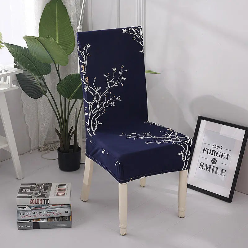 Conference Room Chair Covers Stretchable Vellune Lush Branches-Free Size