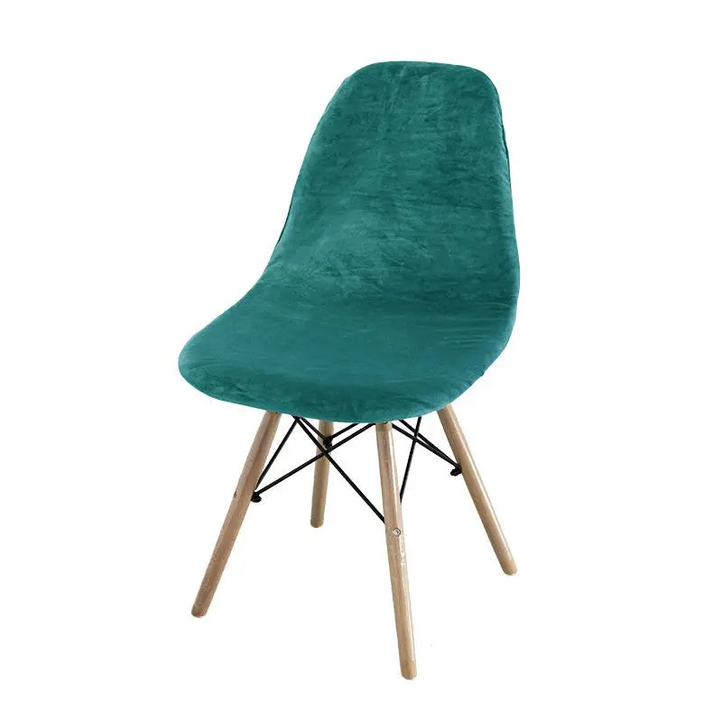 Conference Room Chair Covers Velvet Shell Élanis Emerald Green-Eames Chair Cover
