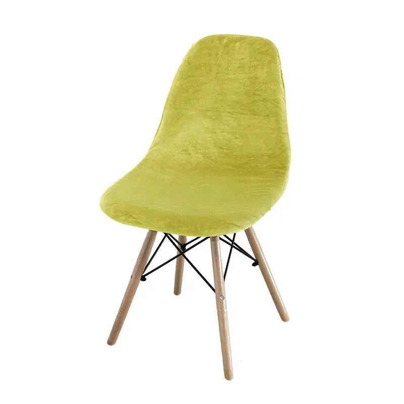Conference Room Chair Covers Velvet Shell Élanis Grass Green-Eames Chair Cover