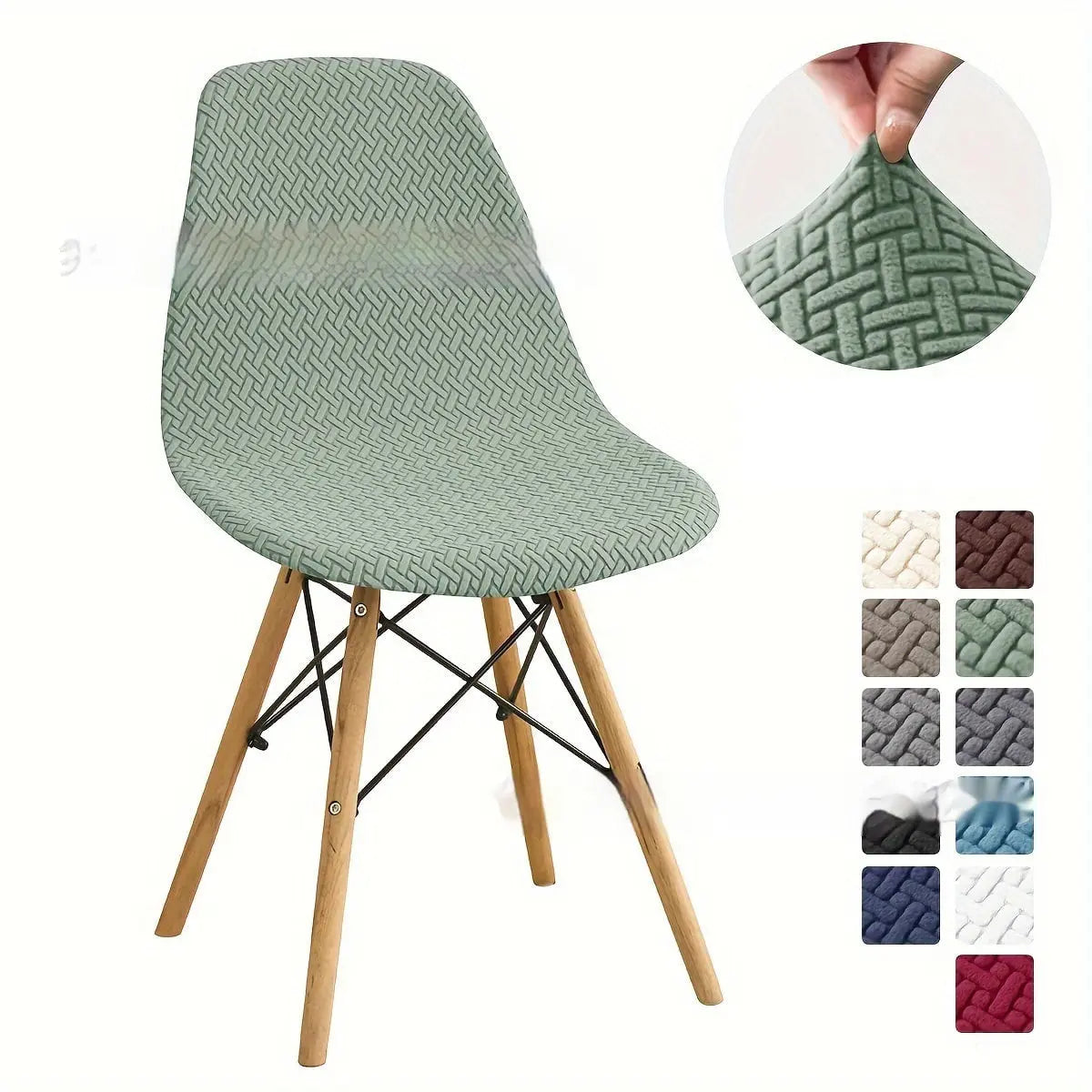 Conference Room Chair Covers Waterproof Jacquard LUMINE
