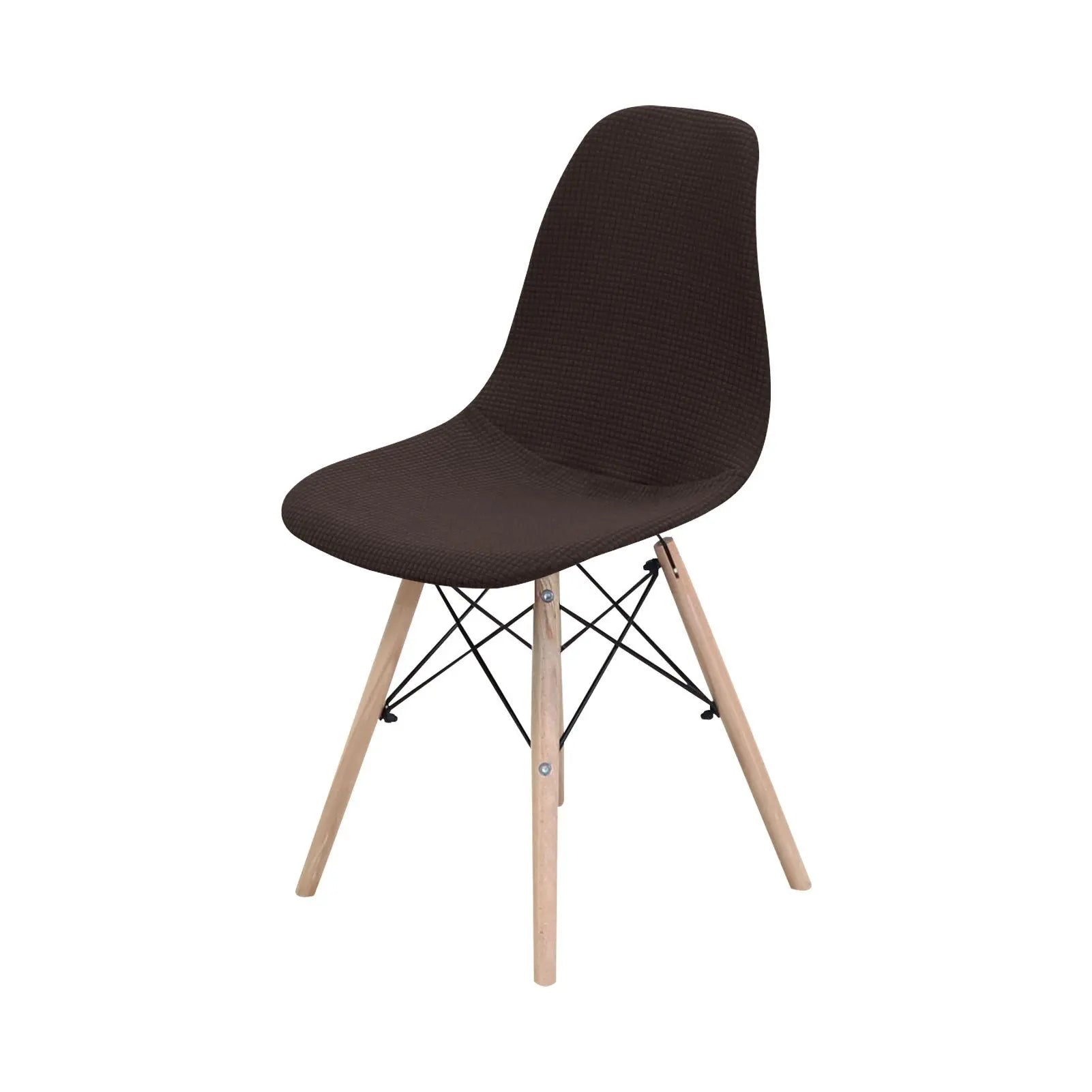 Conference Room Chair Covers Waterproof Washable LUMIERA Dark Brown