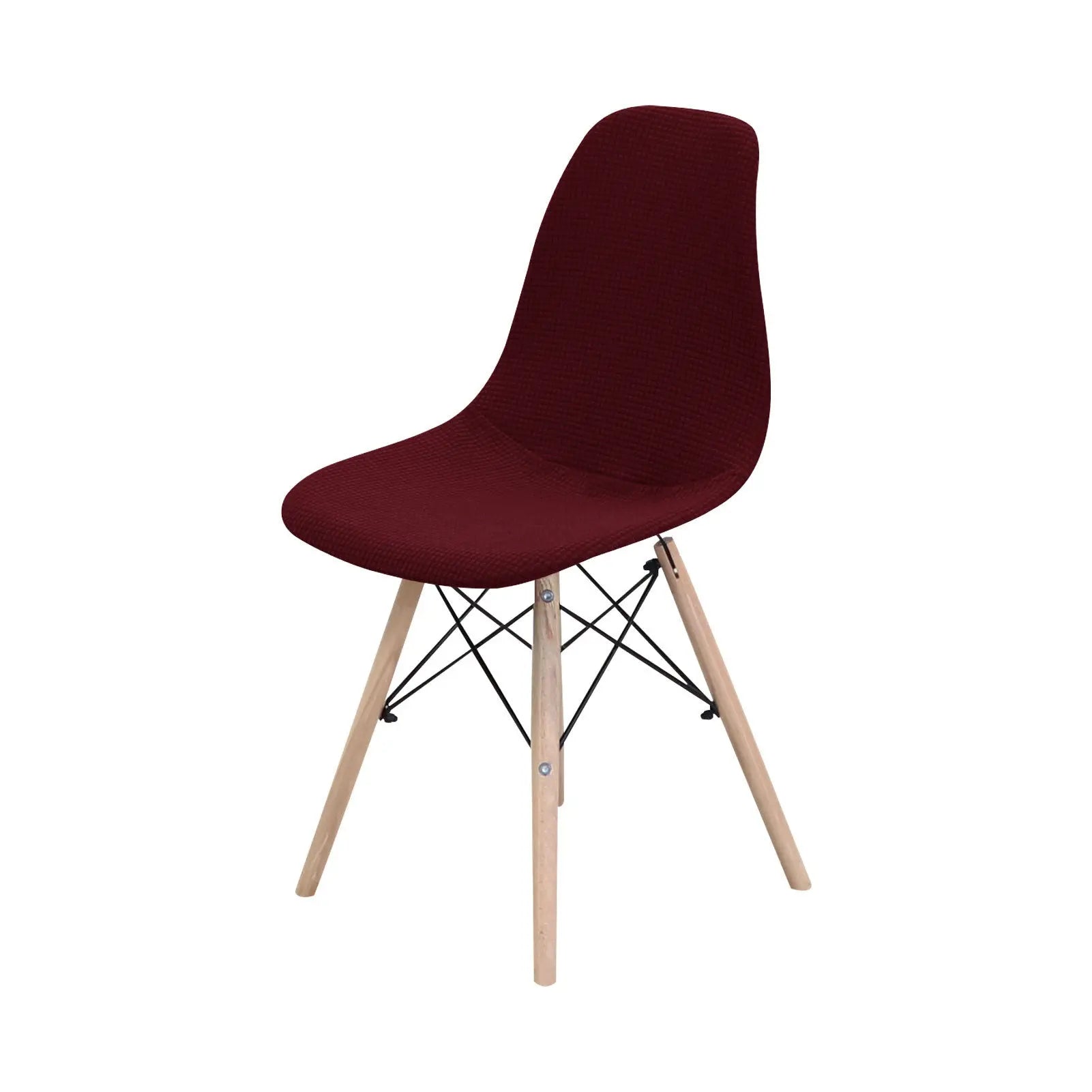 Conference Room Chair Covers Waterproof Washable LUMIERA Wine Red
