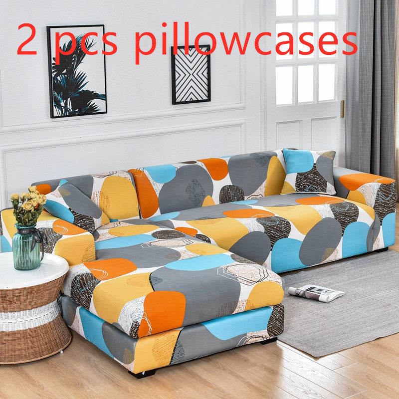 Corner Sofa Cover Stretch Jacquard Lioré Magic block-2 pcs pillowcases