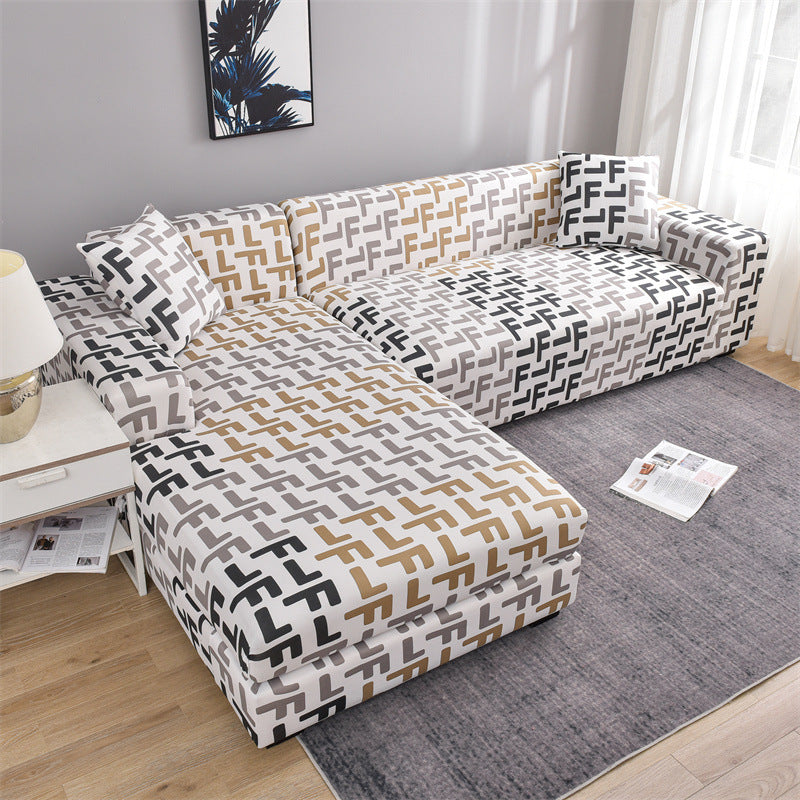 Corner Sofa Cover Stretch Pet-Friendly Liorée F Word-Single Seat