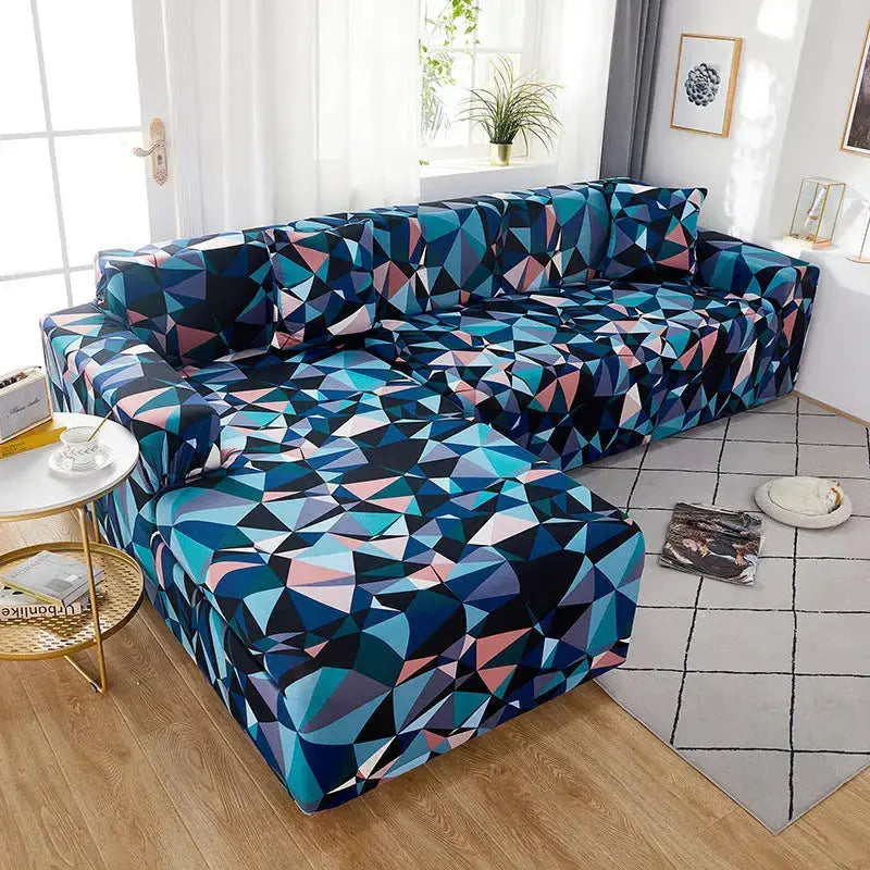 Corner Sofa Cover Stretch Pet-Friendly LUMINAIRE Gorgeous-190x230cm 3Seat