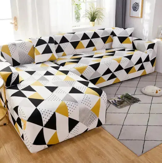 Corner Sofa Cover Stretch Pet-Friendly LUMINAIRE Simple and elegant-145x185cm 2Seat