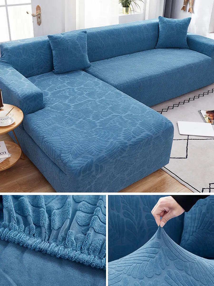 Corner Sofa Cover Stretchable AURELIA Style J-Big