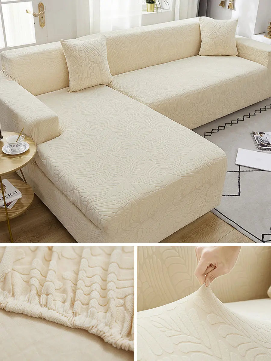 Corner Sofa Cover Stretchable AURELIA Style O-Small