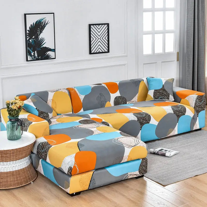 Corner Sofa Cover Stretchable Modern CELINEA Magic block-Pillowcase