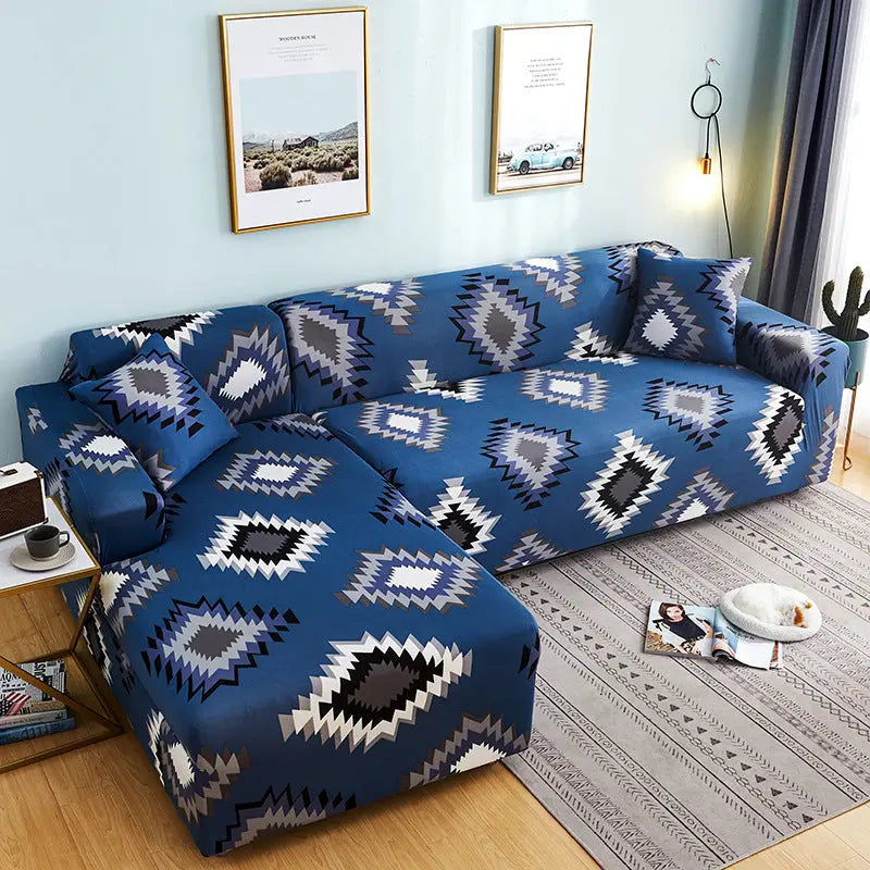 Corner Sofa Cover Stretchable Modern LUMERA Phantom Z-2pillowcases