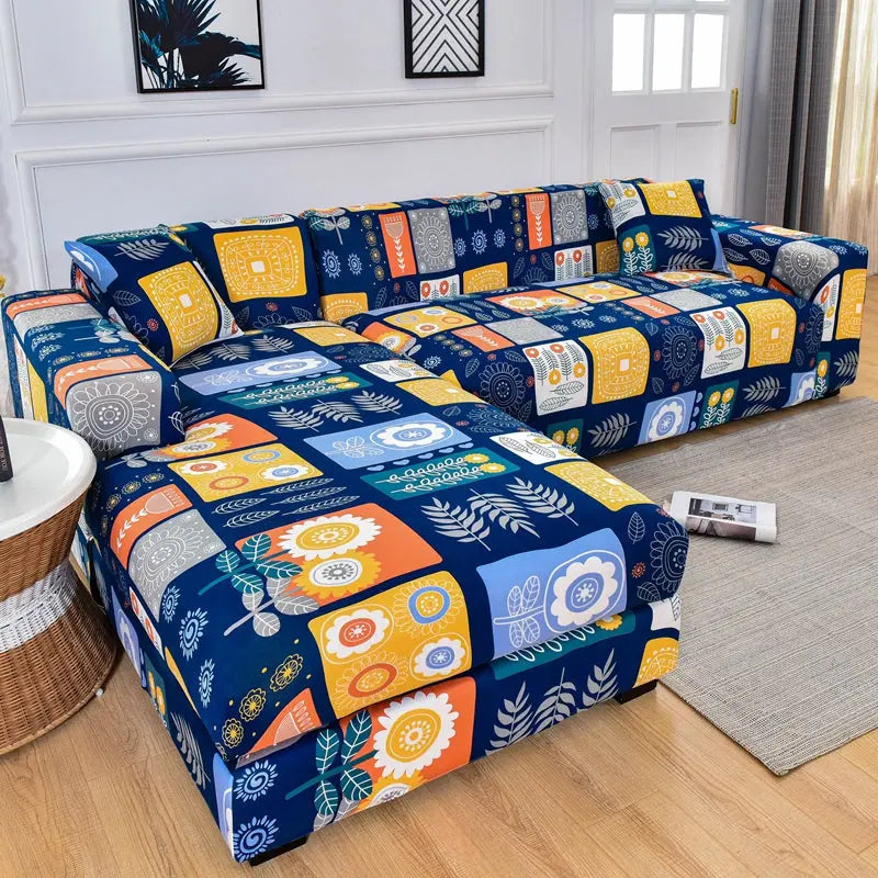 Corner Sofa Cover Stretchable Modern VELUNE Hyun Ya-Pillowcase