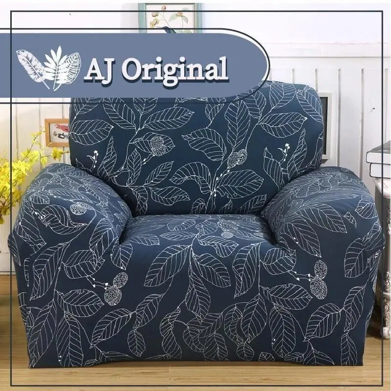 Corner Sofa Cover Stretchable Pet-Friendly LUMIEL J-4seat 2pillowcase