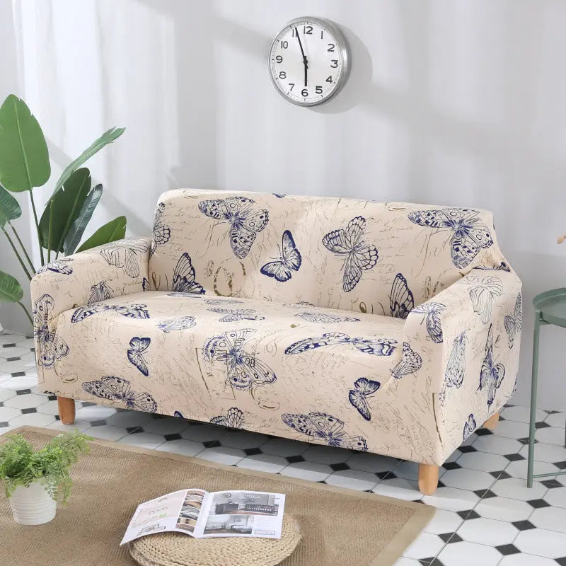 Corner Sofa Cover Stretchable Pet-Friendly LUMIEL M style-1seat 2pillowcase