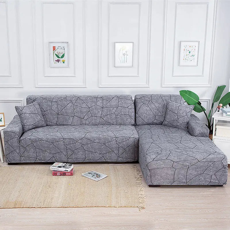 Corner Sofa Cover Stretchable Solenne