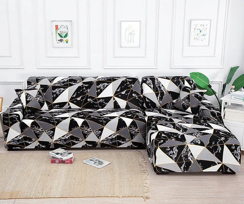 Corner Sofa Cover Stretchable Solenne Treasure Years-90x140cm