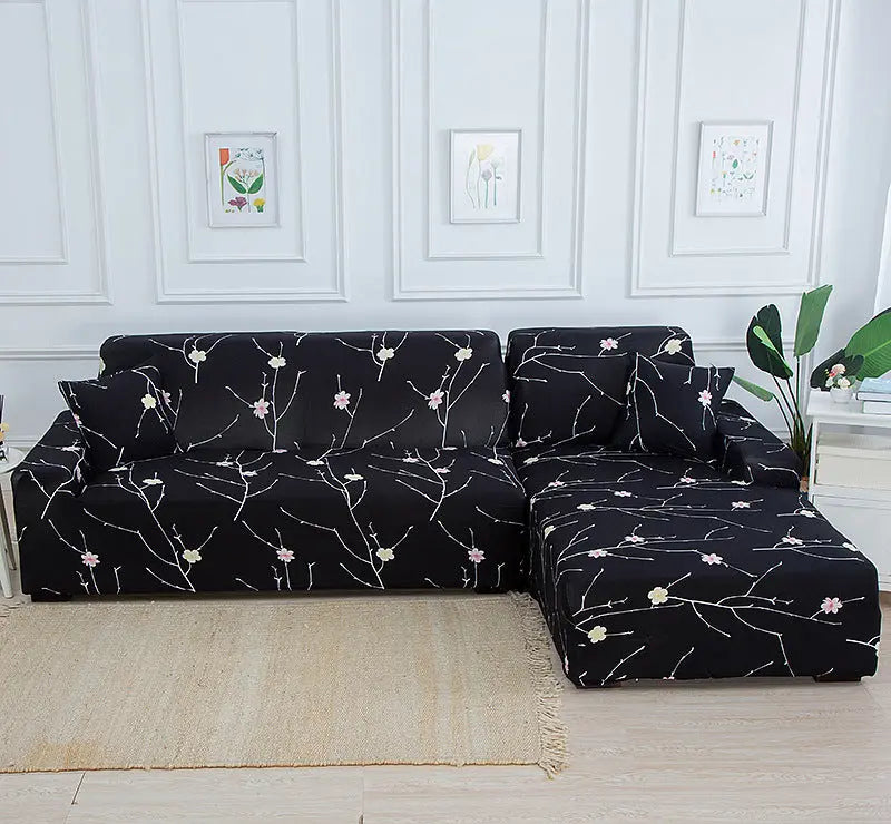 Corner Sofa Cover Stretchable Solenne Wintersweet-235x300cm