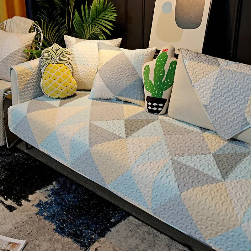 Couch Blanket Cotton Anti-Slip LAVENNE Style20-70x180cm