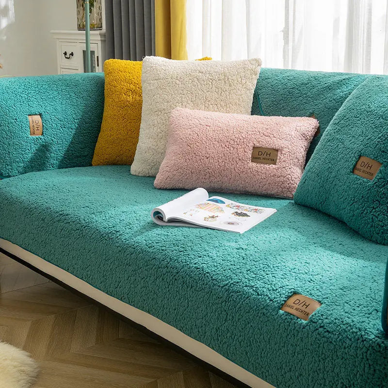 Couch Blanket Plush Anti-Slip LAMIELLE Green-90x120cm