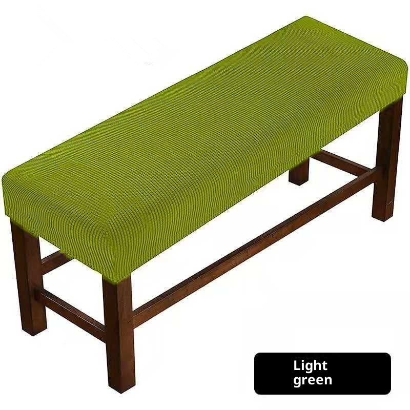 Bench Slipcover Velvet Dustproof CELINE Tender Green-120x50x20cm