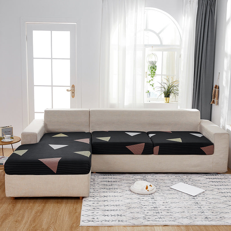 Sectional Sofa Seat Cover Stretch Pet-Friendly CELINE Triangle-Lengthened Three