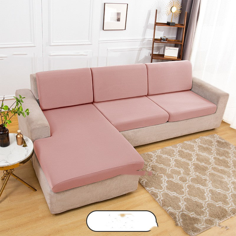 Sectional Sofa Seat Cover Stretch Solide CELINE Light Pink-Imperial Concubine Chair Cover