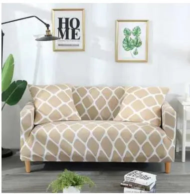 Loveseat Covers Stretch Minimalist LUMIERA Yunqing-Single and two pillows