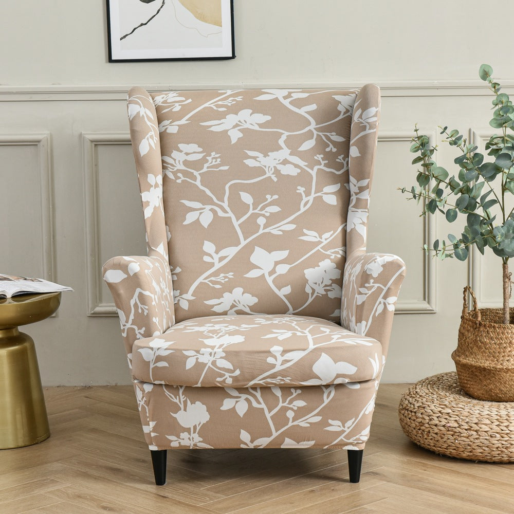 Wingback Slipcover Stretchable Polyester ELISÉO Missha