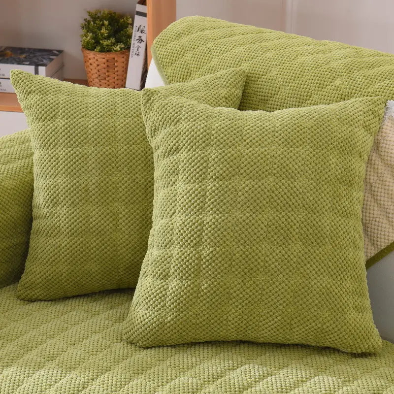 Pet Protection Cover Corduroy Cozy LUMIÈRE Warm Grass Green-90x210cm