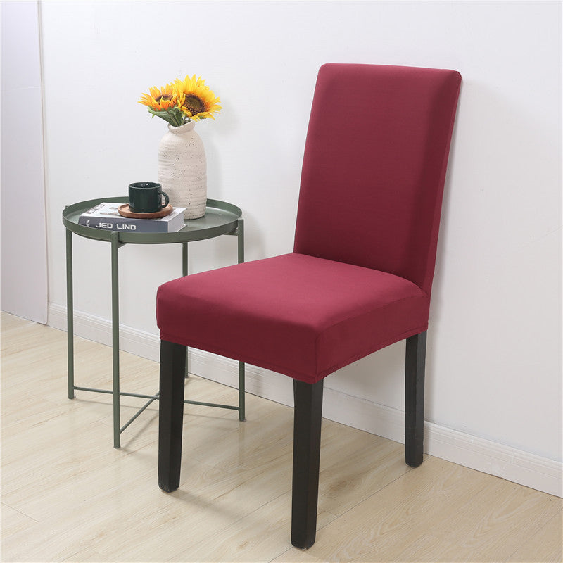 Dining Chair Covers Stretch Fit Velarex Wine Red-Elastic Chair Cover