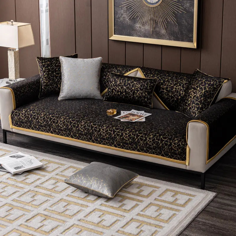 Pet Protection Cover Chenille Cozy LUMIERA Black-90X180CM