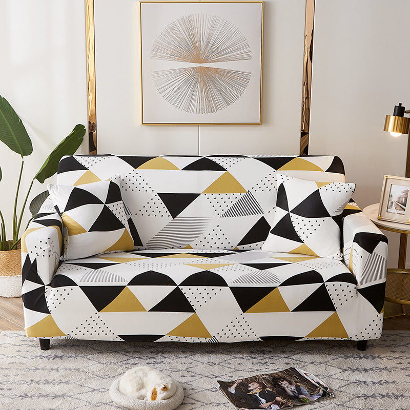Loveseat Cover Stretch Non-Slip ELONIE Elegant-190to230 Three People