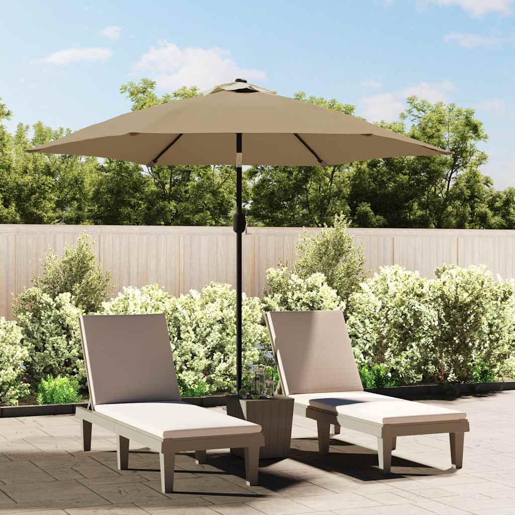 Parasol Replacement Cover UV-Blocking Solène Taupe